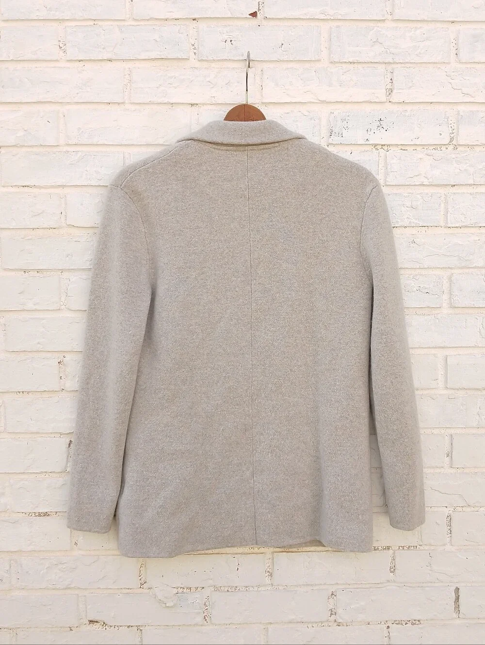 J. Crew Merino Sweater Blazer Gray Small